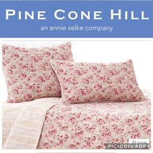 Annie Selke Pine Cone Hill Rumer Floral King Quilt Set